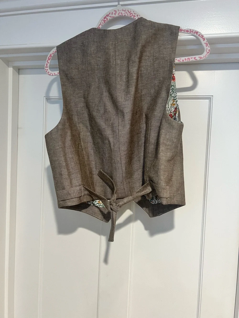 Christine Alcalay Diane Vest - Herringbone- XL - NWT